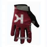 2017 Katusha Alpecin Gants Doigts Longs Ciclismo